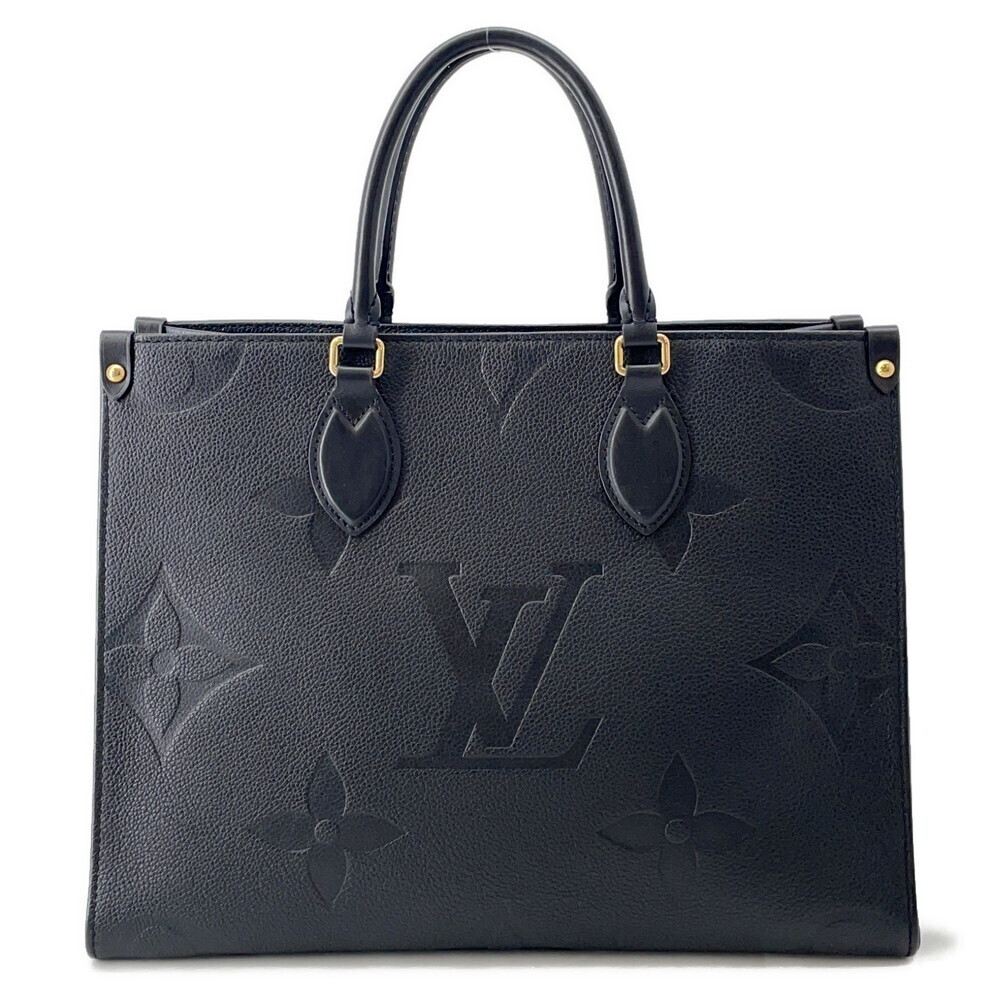 Louis Vuitton Monogram Empreinte OnTheGo Tote Bag Shoulder Black